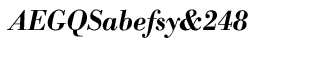 Serif fonts B-C: Bodoni Antiqua CE Demi Bold Italic