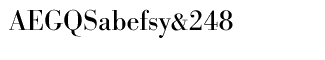 Serif fonts B-C: Bodoni Antiqua CE Regular