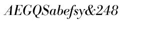 Serif fonts B-C: Bodoni Antiqua CE Regular Italic