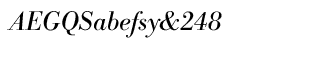 Bodoni fonts: Bodoni Antiqua Cyrillic Regular Italic