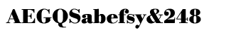 Serif fonts B-C: Bodoni Antiqua GR Bold