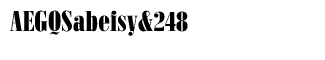 Serif fonts B-C: Bodoni Black Condensed