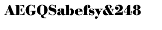 Serif fonts B-C: Bodoni Stencil CE Bold