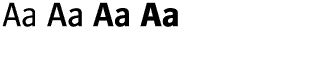Sands Serif fonts A-D: Bosis Volume