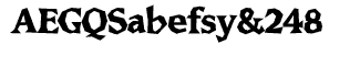 Serif fonts B-C: Brashee Bold