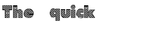 Stenciled fonts: Bricks
