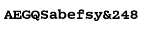 Serif fonts B-C: Briem Mono Bold