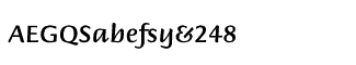 Serif fonts B-C: Briem Script Medium