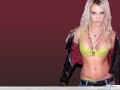 Music wallpapers: Britney Spears with leather jacket wallpaper
