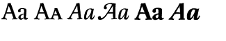 Serif fonts B-C: Buccardi Volume