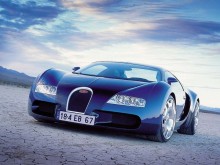 Bugatti Veyron  blue sky Wallpaper