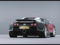 Car wallpapers: Bugatti Veyron rear view Wallpaper