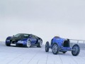 Car wallpapers: Bugatti Veyron  versus classic car Wallpaper