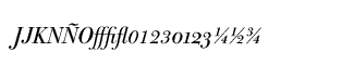 Serif fonts B-C: Bulmer Italic Display Alternates
