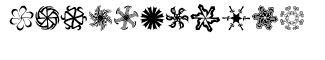Symbol fonts E-X: Burgbats