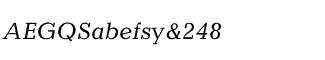 Serif fonts C-D: Candida Italic