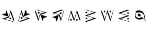 Symbol fonts A-E: Caravan 3