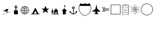Symbol fonts E-X: Carta