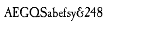 Serif fonts C-D: Caslon Antique