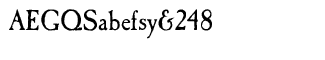 Serif fonts C-D: Caslon Antique CE