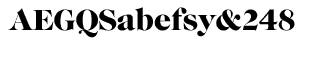 Serif fonts C-D: Caslon Graphique CE
