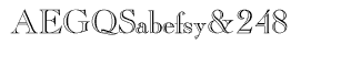Serif fonts C-D: Caslon Open Face