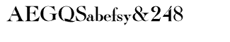 Serif fonts C-D: Caslon Open Face Titling