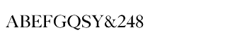 Serif fonts C-D: Caslon Titling