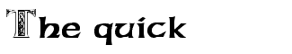 Retro misc fonts: Celticmd Decorative WDrop Caps