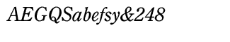Serif fonts C-D: Century Old Style CE Regular