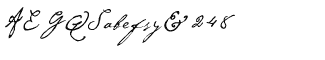 Handwriting fonts A-K: Cezanne Regular