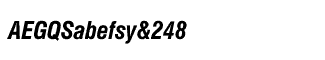 Serif fonts C-D: CG Triumvirate Condensed Bold Italic
