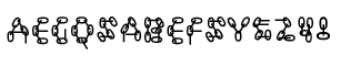 Distorted fonts: Chain Letter Alternates