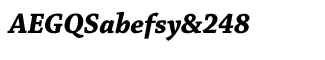 Serif fonts C-D: Chaparral Pro Bold Italic Subhead