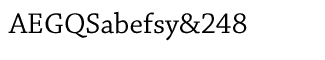 Serif fonts C-D: Chaparral Pro Regular