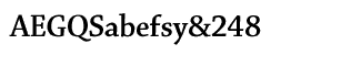Serif fonts C-D: Chaparral Pro SemiBold Display