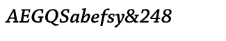 Serif fonts C-D: Chaparral Pro SemiBold Italic