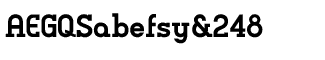 Serif fonts C-D: Charifa Serif Bold