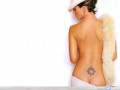 Charisma Carpenter wallpapers: Charisma Carpenter tatoo on back wallpaper