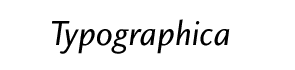 Serif fonts C-D: Charlotte Sans Book Italic