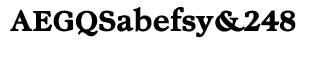 Serif fonts C-D: Chelsea Bold
