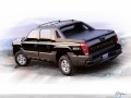 Chevrolet Avalanche black rear view wallpaper