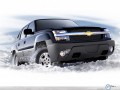 Chevrolet Avalanche in snow wallpaper