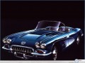 Chevrolet History wallpapers: Chevrolet History blue rear view wallpaper