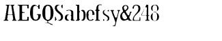 Chlorine fonts: Chlorine Serif