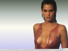 Cindy Crawford sexy look wallpaper