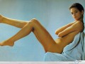 Cindy Crawford wallpapers: Cindy Crawford sitting naked wallpaper