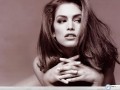 Cindy Crawford wallpapers: Cindy Crawford thinking wallpaper