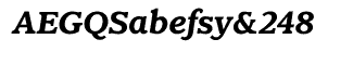 Serif fonts C-D: Claremont Bold Italic