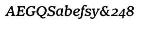 Serif fonts C-D: Claremont Medium Italic with Old Style Figures